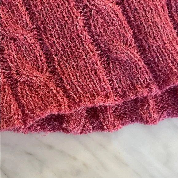 Current Air Pink Cable Knit Maxi Skirt - Picture 4 of 5